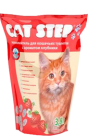Cat Step Наполнитель силикагель с ароматом клубники 1,67 кг 