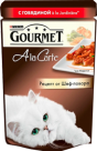 GOURMET A la Carte консервы для кошек Говядина с Морковью, Томатом и Цукини а-ля Жардинье Пауч 85гр.