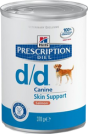 8004 Hills Prescription Diet Canine D/D Salmon & Rice 370 гр 
