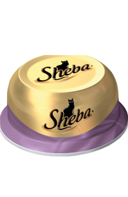 Sheba консервы для кошек Коктейль Тунец с отборными Креветками по 80гр