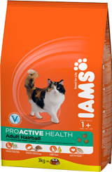 Iams Adult Hairball Rich in Chicken 10kg