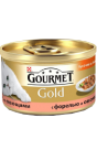 GOURMET GOLD консервы для кошек Форель, Овощи кусочки в подливке 85гр.